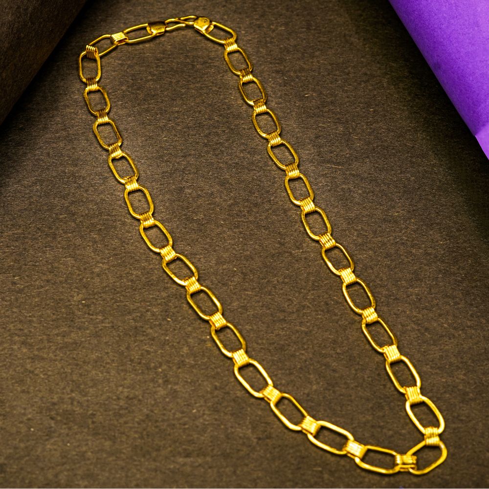 LUXURY 200 MILLIGRAMS GOLD PLATED KADI CHAIN FOR MEN